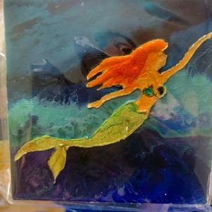 Mermaid painting